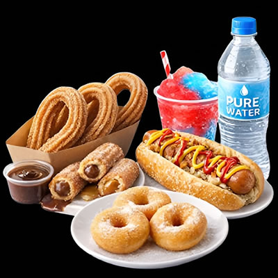 Fresh mini donuts made daily at Donut Man London